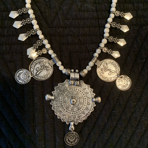 Free People Festival Medallion Necklace - Picture 1 of 6